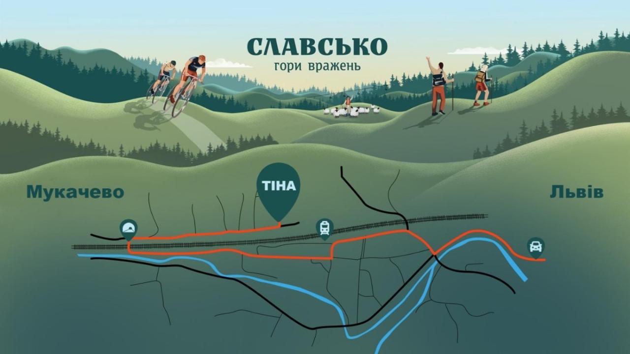 Тіна Hotel Славске Екстериор снимка